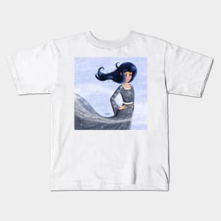 Winter girl Kids T-Shirt